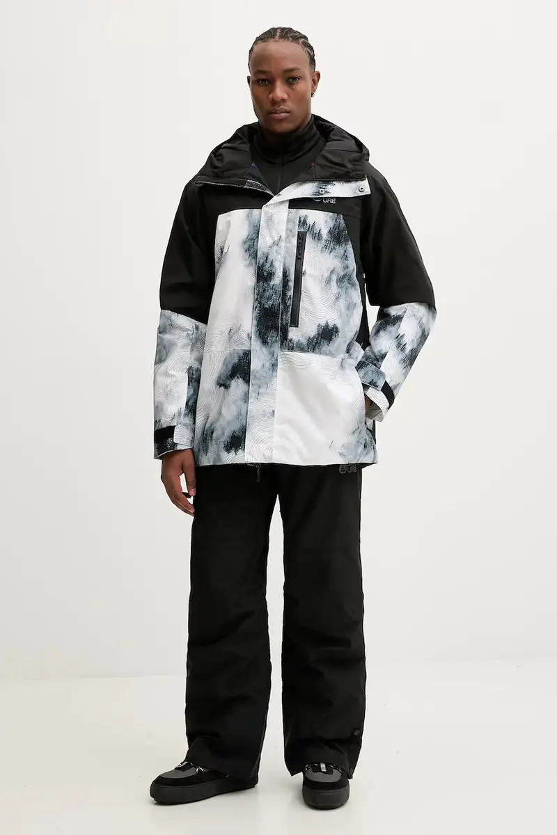 pantaloni snowboard Akna Nero miniatura 2