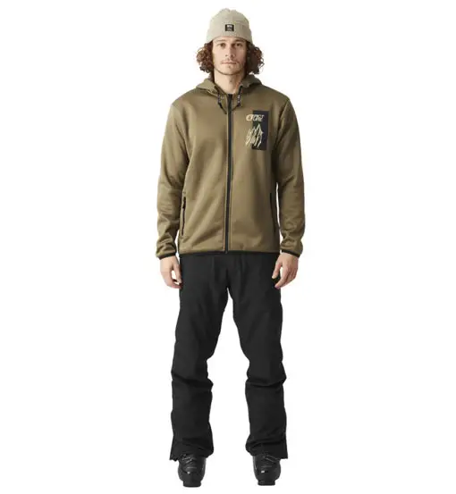 Park Zip Hoodie M - felpa con cappuccio - uomo Light Brown