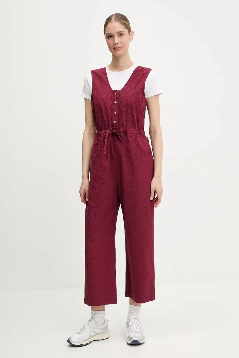 tuta in cotone Trinket colore granata WJJ0098