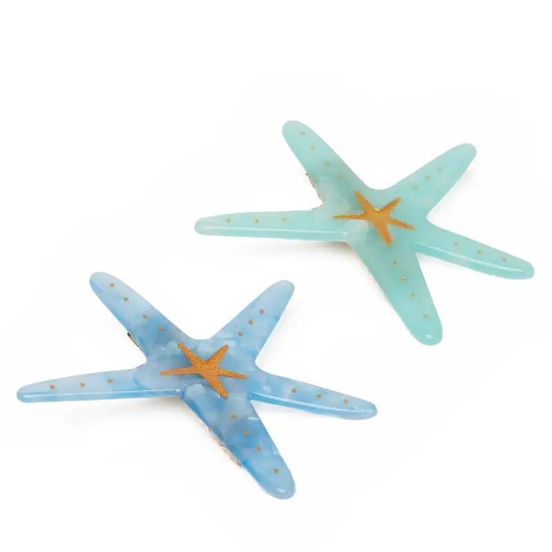 Set di 2 fermagli per capelli Pieces Pclana 2-Pack Hairclip 17156212 Blu