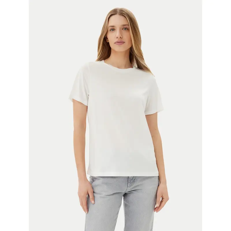 Pieces T-shirt Bianco 3218114