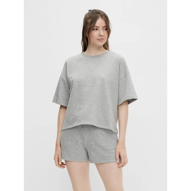 Pieces T-shirt Grigio 3203855