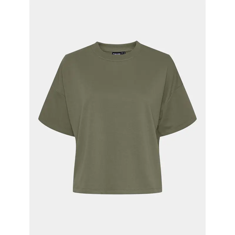Pieces T-shirt Verde 3203849