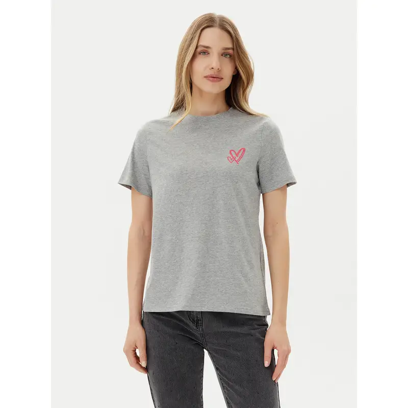 Pieces T-shirt Grigio 3218122