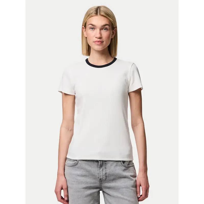 Pieces T-shirt Bianco 4213388