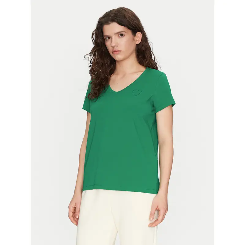 Pieces T-shirt Verde 3218109