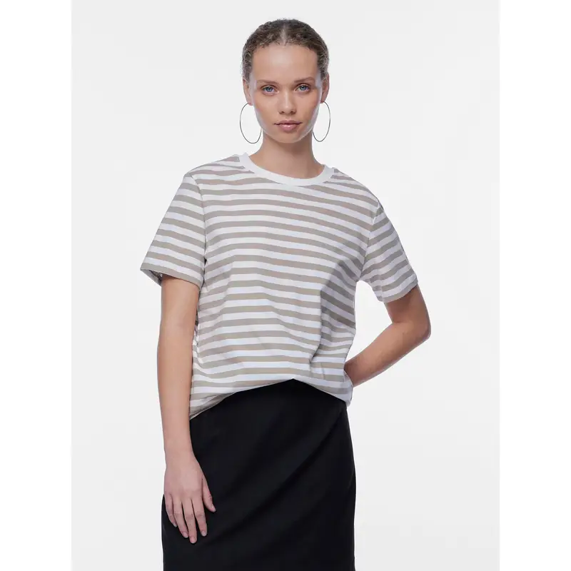 Pieces T-shirt Beige 3203879