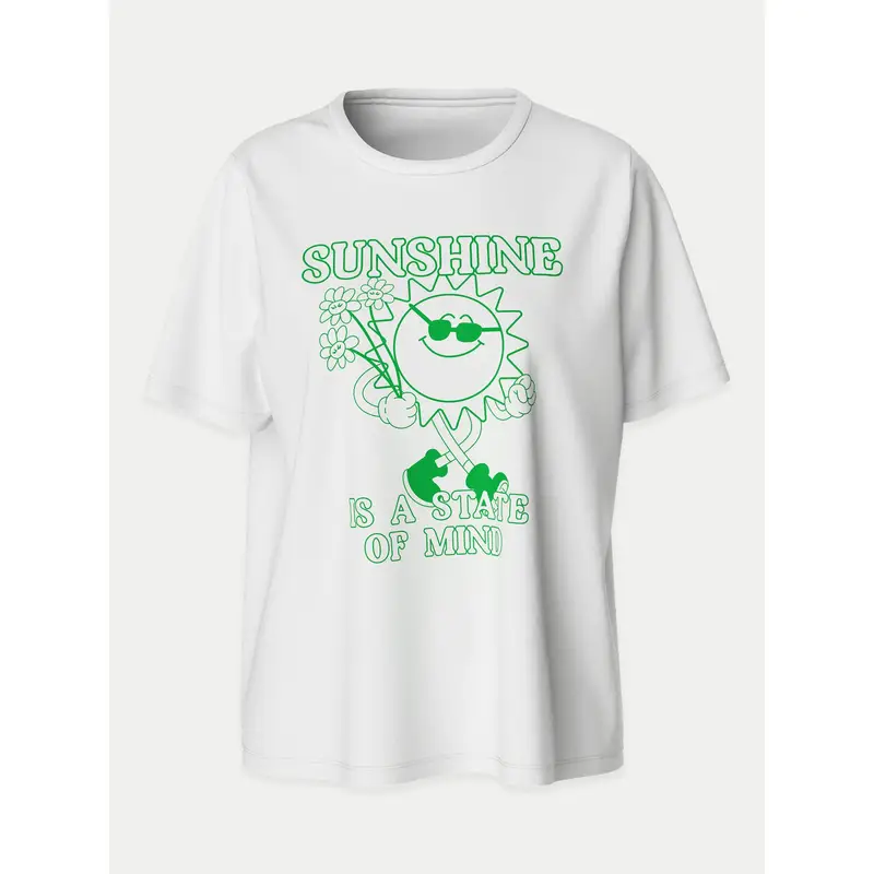 Pieces T-shirt Bianco 3212200