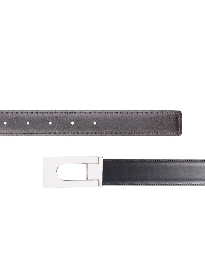 Cintura Pelle Reversibile 30mm Nero/marrone