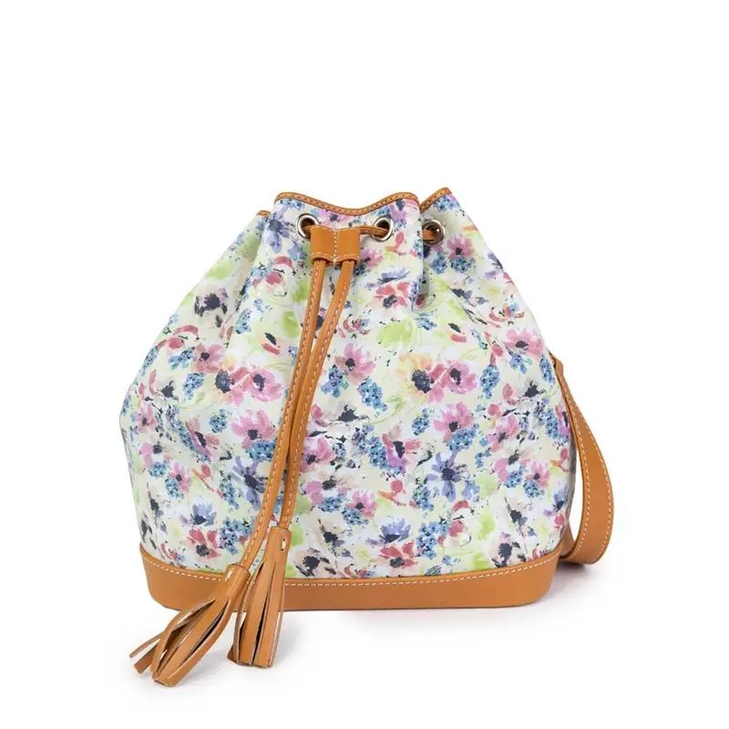 Borsetta Coulisse Secchiello - Tabacco Marrone