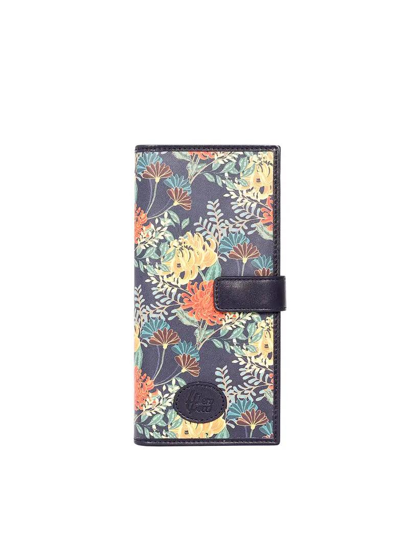 Portafoglio Donna Con Carte Di Credito Blu