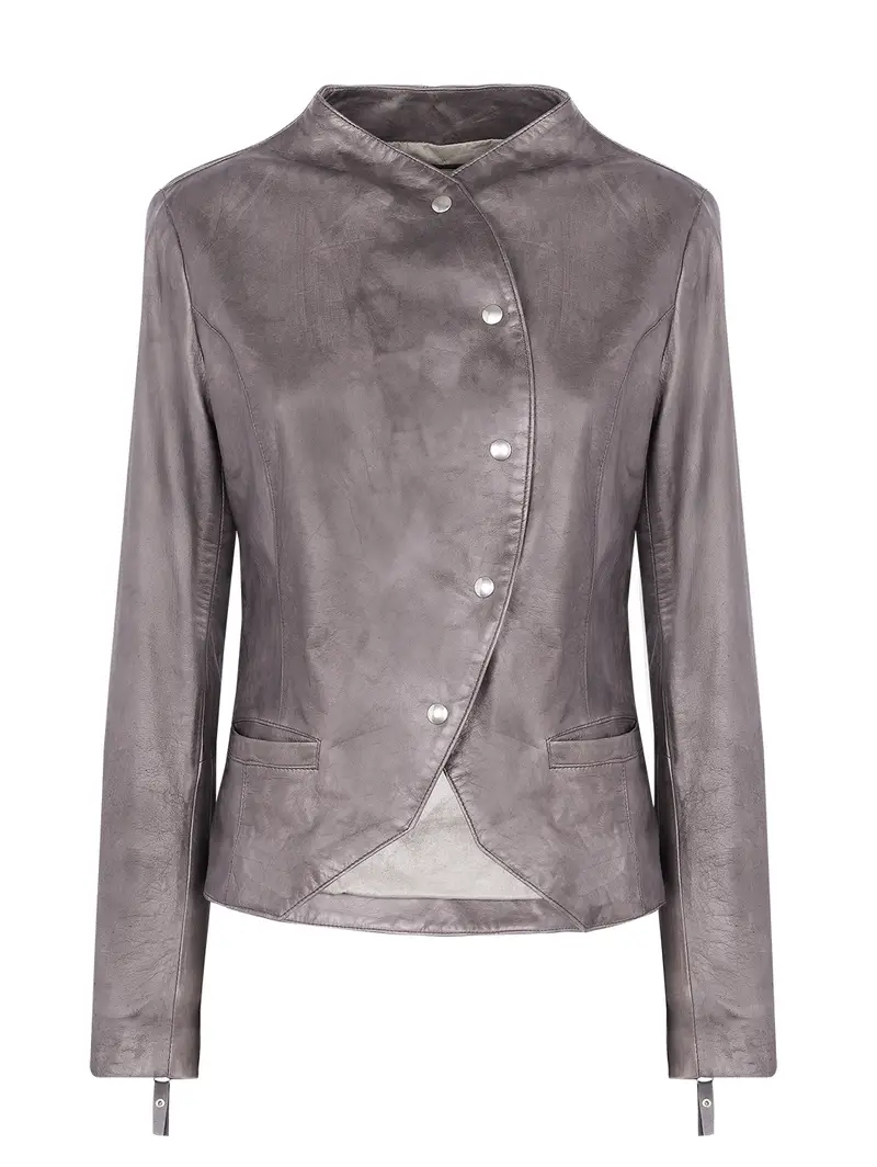 Giacca Asimmetrica Grigio Eu