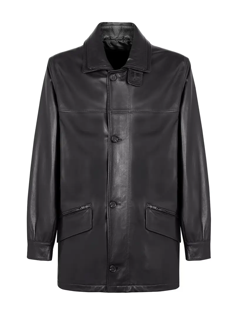 Giaccone Trequarti Nero Eu