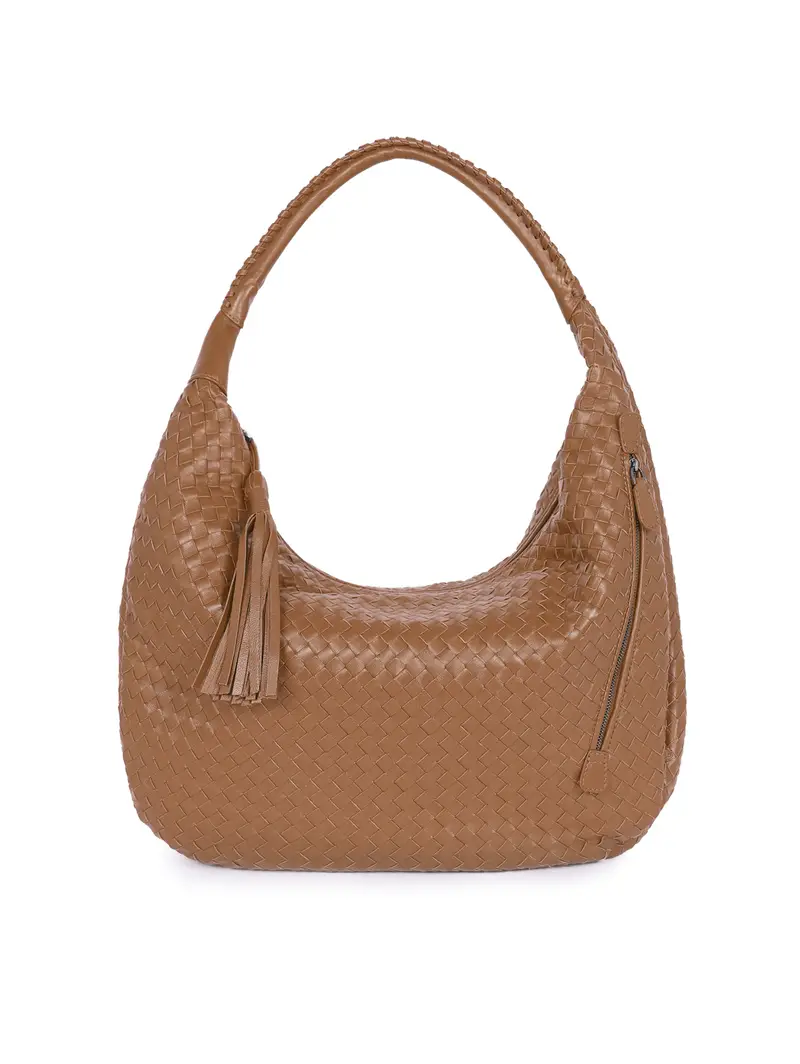 Pierotucci Intrecci Borsa hobo Marrone 2399116