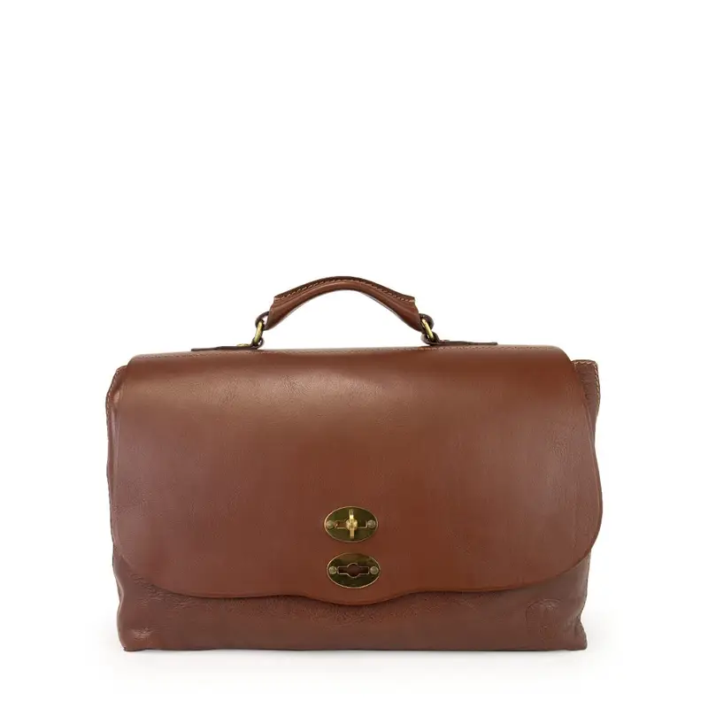 Leather Doctor's Bag Moro Marrone