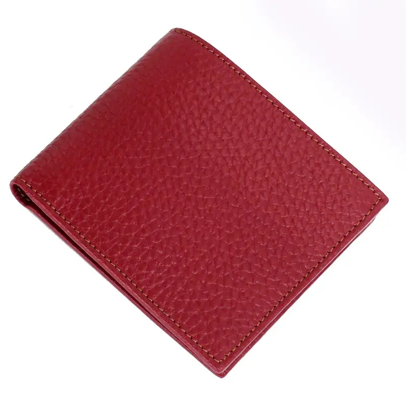 Portafoglio Sottile Bordeaux Rosso