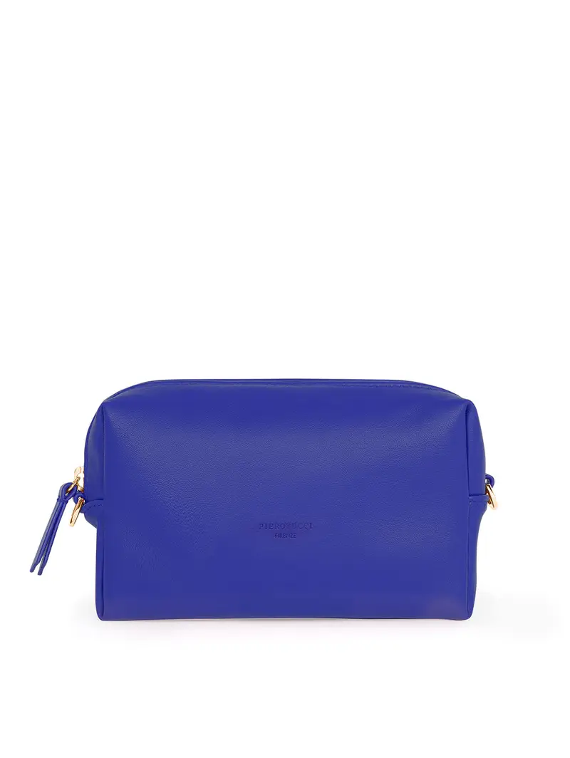 Pouch In Pelle Bluette Con Tracolla BLU