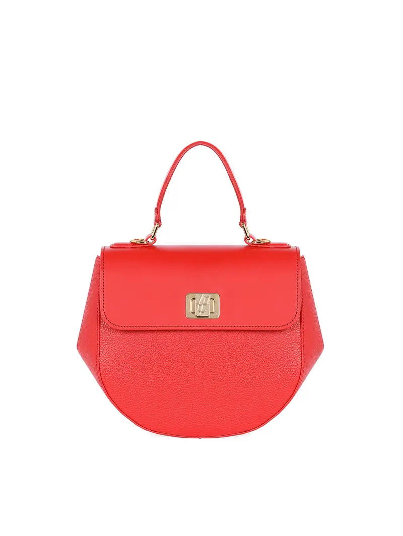 Borsa Mano Tracolla In Pelle Rosso - Bice