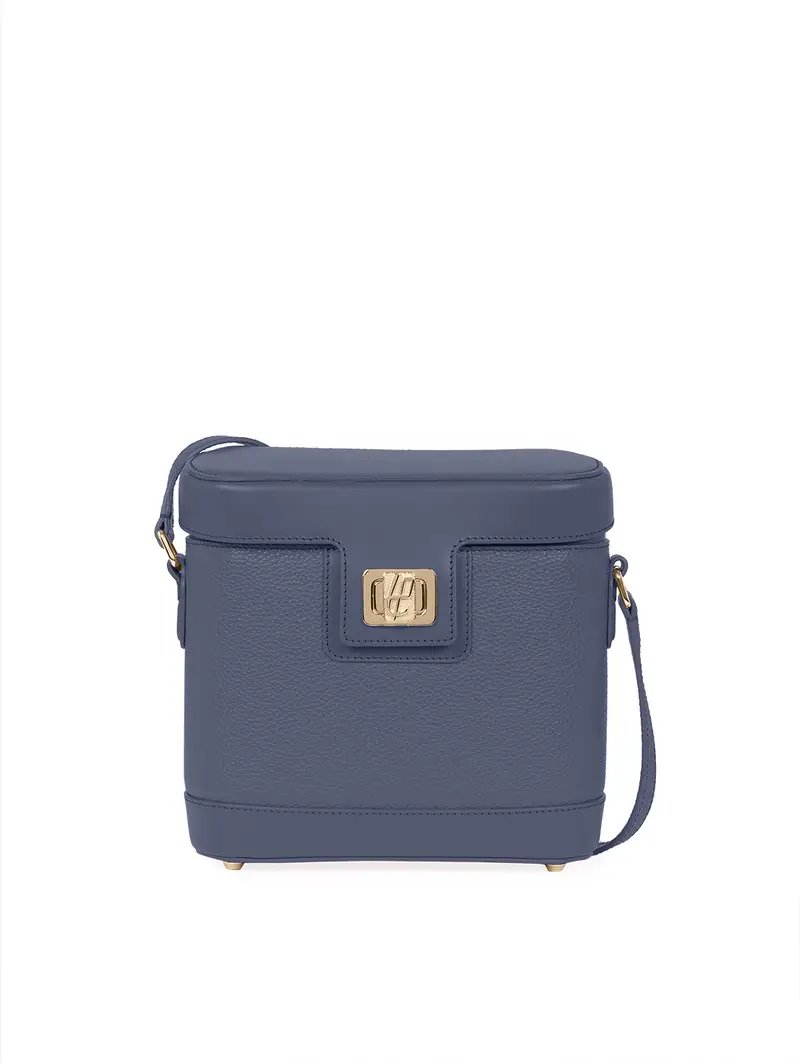Borsa Tracolla Binocolo Lucretia Blu