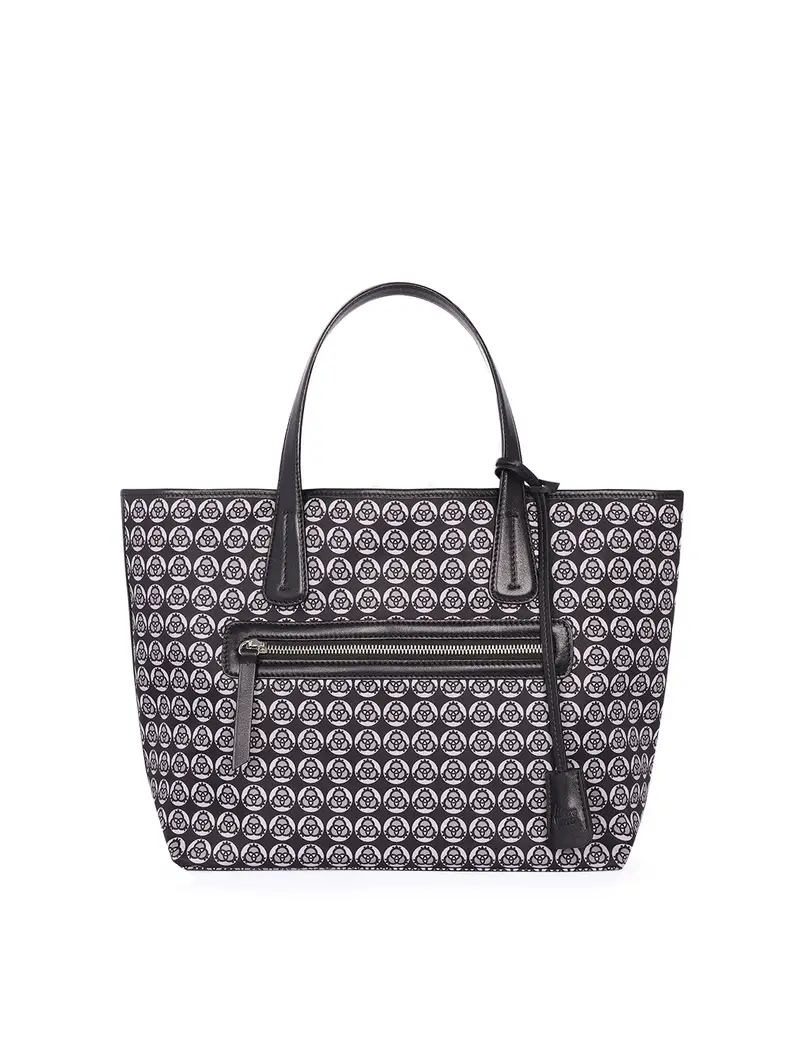 Rinascimento Borsa Nylon Pelle Nero