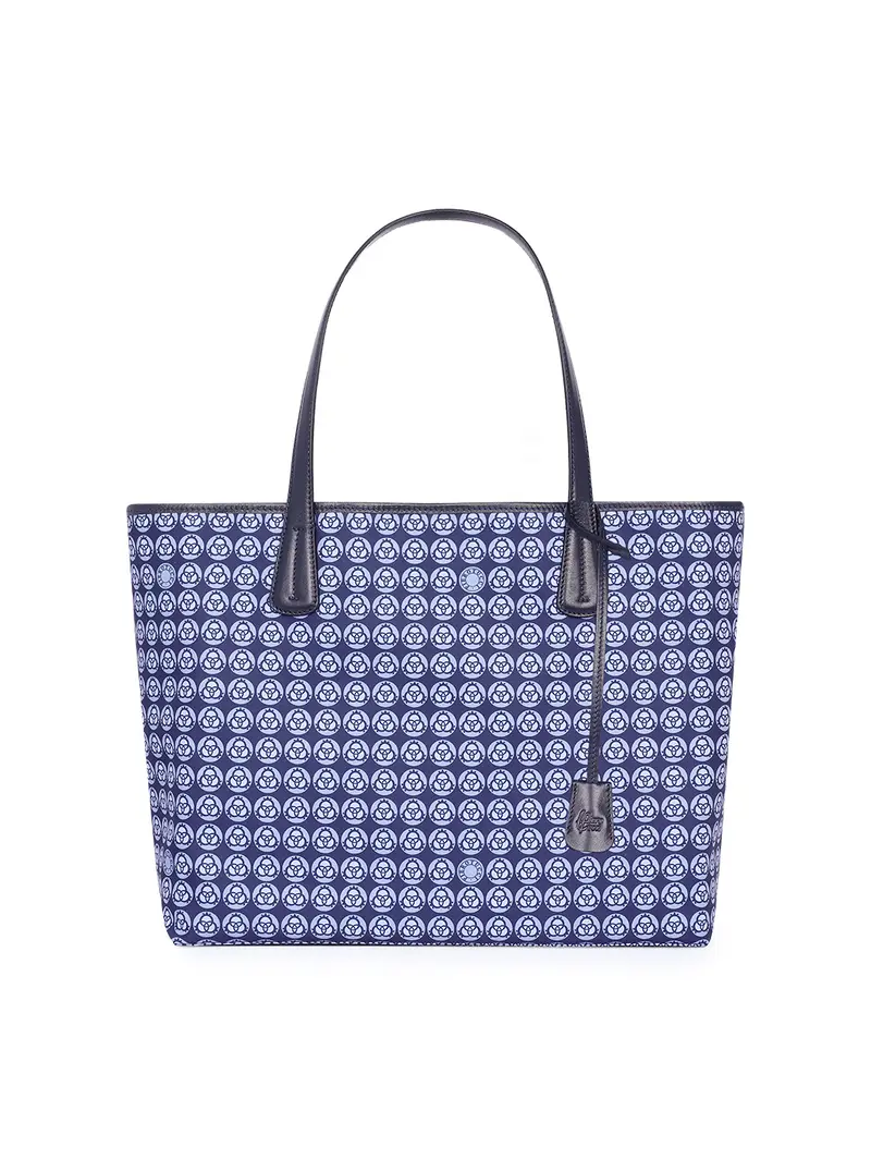 Rinascimento Borsa Shopper Media Leggera Blu