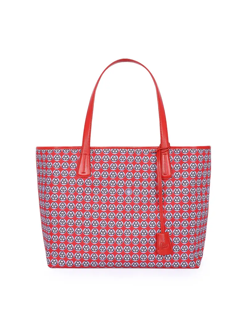 Rinascimento Borsa Shopper Media Leggera Rosso