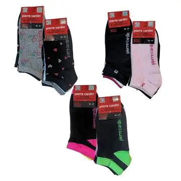 CALZINO PARISCARPA UNISEX FANTASIE ASSORTITE PIERRE CARDIN PC372-3-4-5-6-7 (5 PAIA)