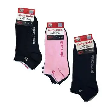 CALZINO PARISCARPA UNISEX TINTA UNITA PIERRE CARDIN PC372 (5 PAIA)