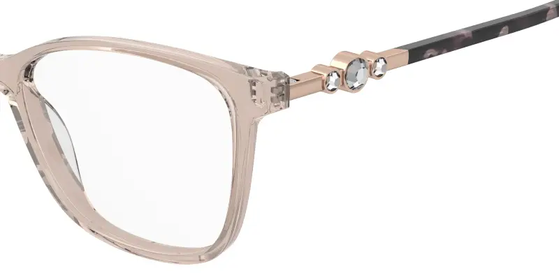 Donna Pierre Cardin P C 8555 35J Montature da vista Acetato Rosa Squadrata Normale miniatura 3