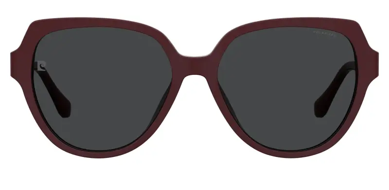 Donna Pierre Cardin P C 8556/C LHF/M9 Montature da vista Acetato Bordeaux Grigio Cat Eye Polarizzata miniatura 2