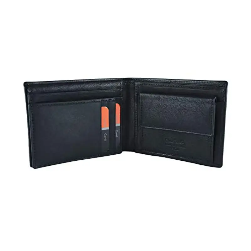 Pierre Cardin Portamonete Uomo Nero 801855 miniatura 2