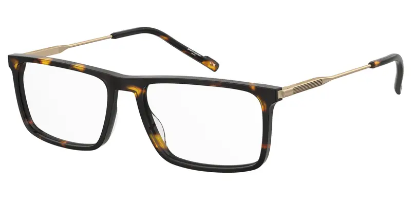 Pierre Cardin Uomo P.C. 6287 086 Montature da vista Acetato Havana  Squadrata Normale