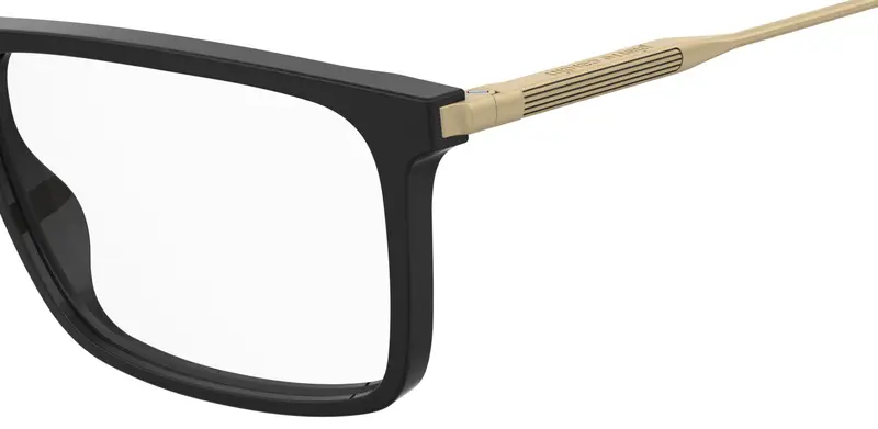 Pierre Cardin Uomo P.C. 6287 807 Montature da vista Acetato Nero Squadrata Normale miniatura 2