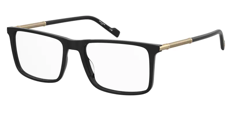 Uomo Pierre Cardin P C 6291 2M2 Montature da vista Acetato Nero Squadrata Normale