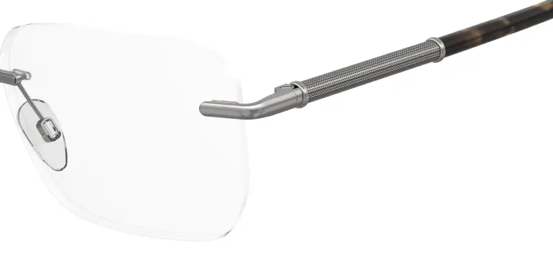 Uomo Pierre Cardin P C 6919 6LB Montature da vista Metallo Rutenio Squadrata Normale miniatura 3