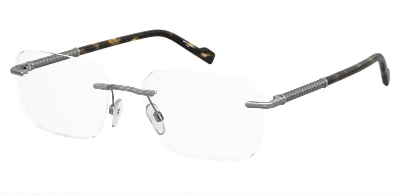 Uomo Pierre Cardin P C 6919 6LB Montature da vista Metallo Rutenio Squadrata Normale