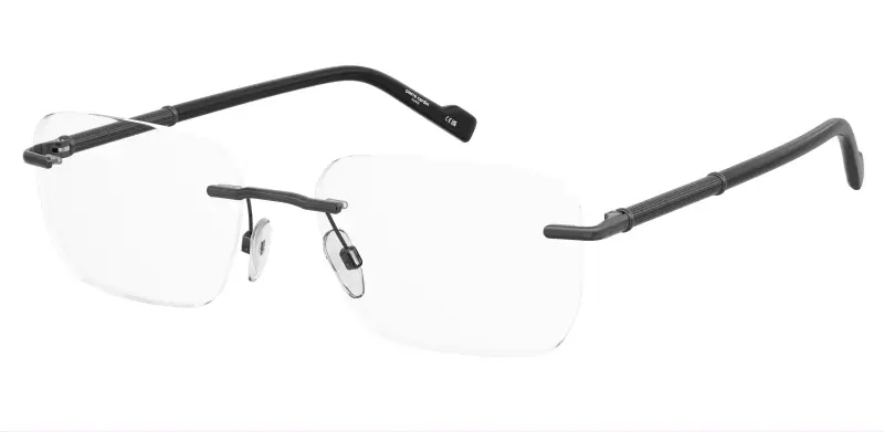 Uomo Pierre Cardin P C 6919 V81 Montature da vista Metallo Rutenio Squadrata Normale