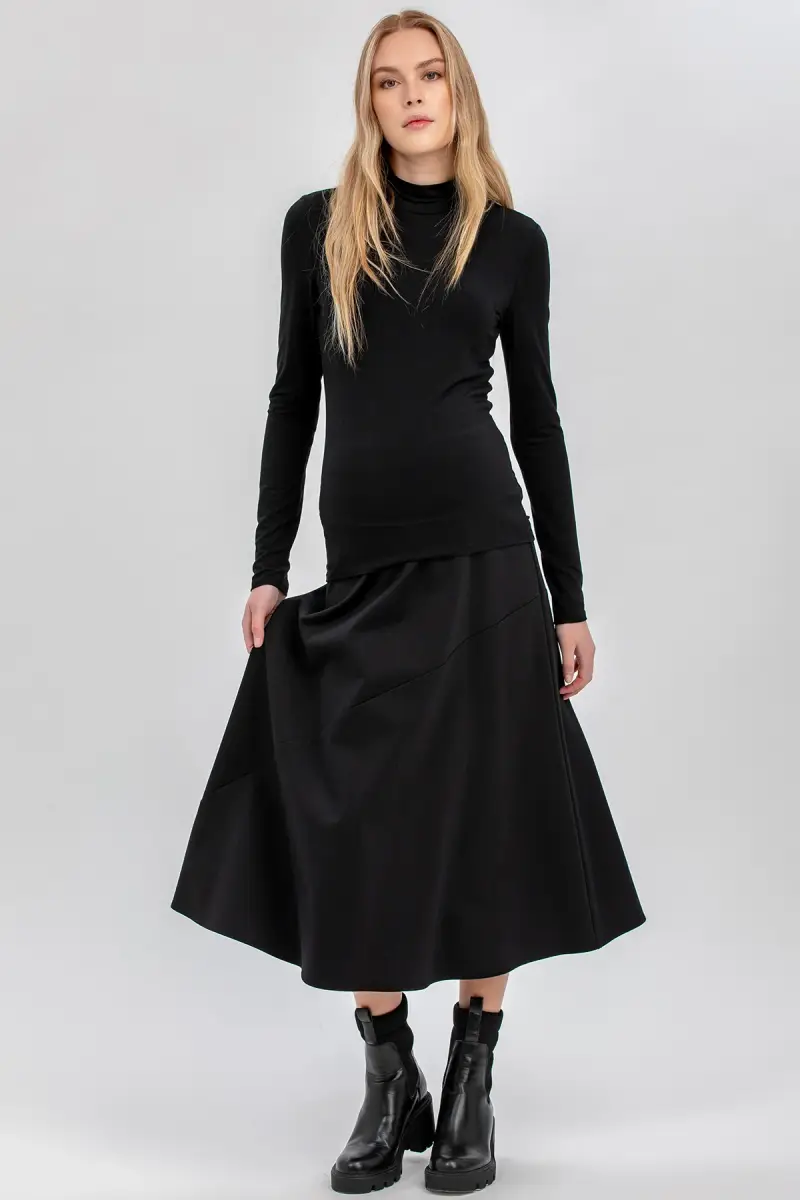 FIAMMETTA | Gonna Midi Premaman in Punto Milano