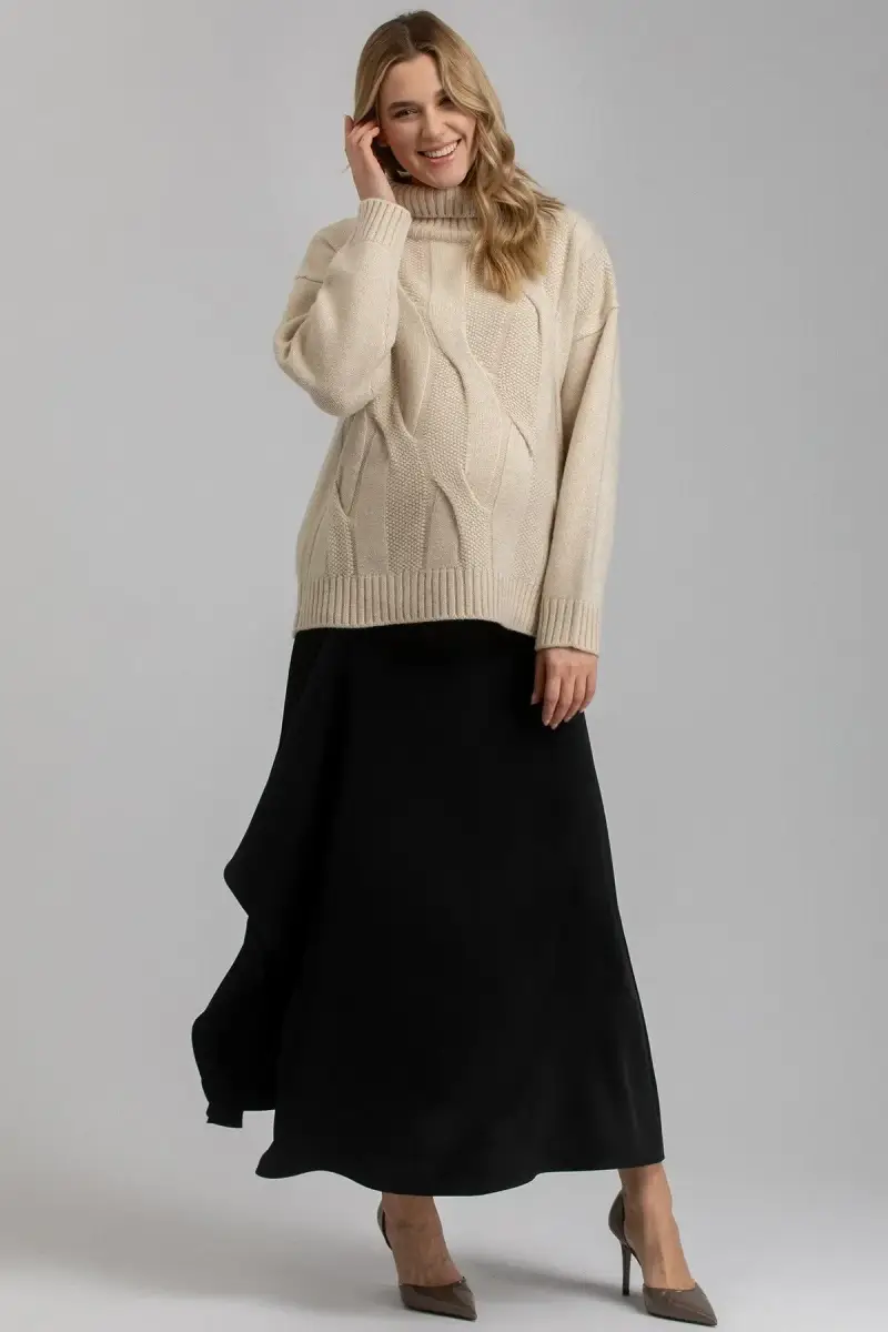 MILA | Gonna Maxi Premaman in Satin