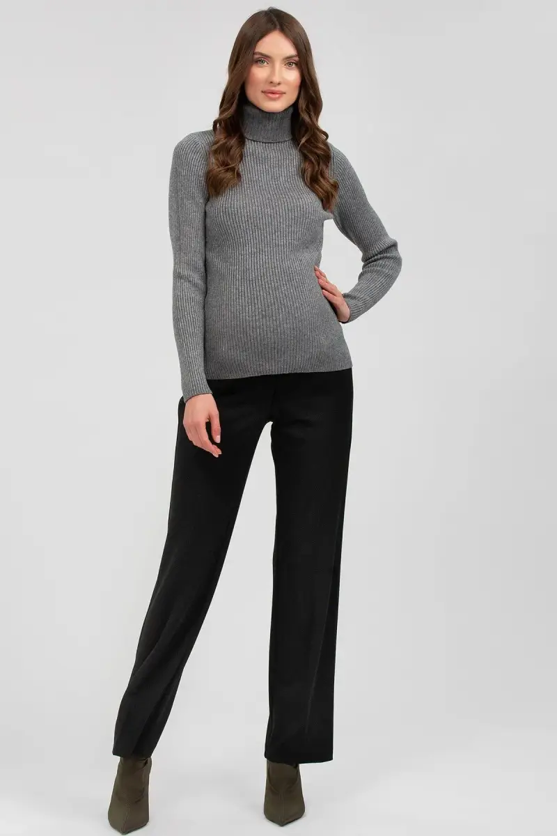 NOAH | Pantaloni Premaman Neri a Gamba Dritta