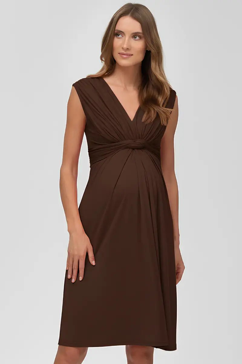 PAPAVER | Abito Premaman e Allattamento Marrone