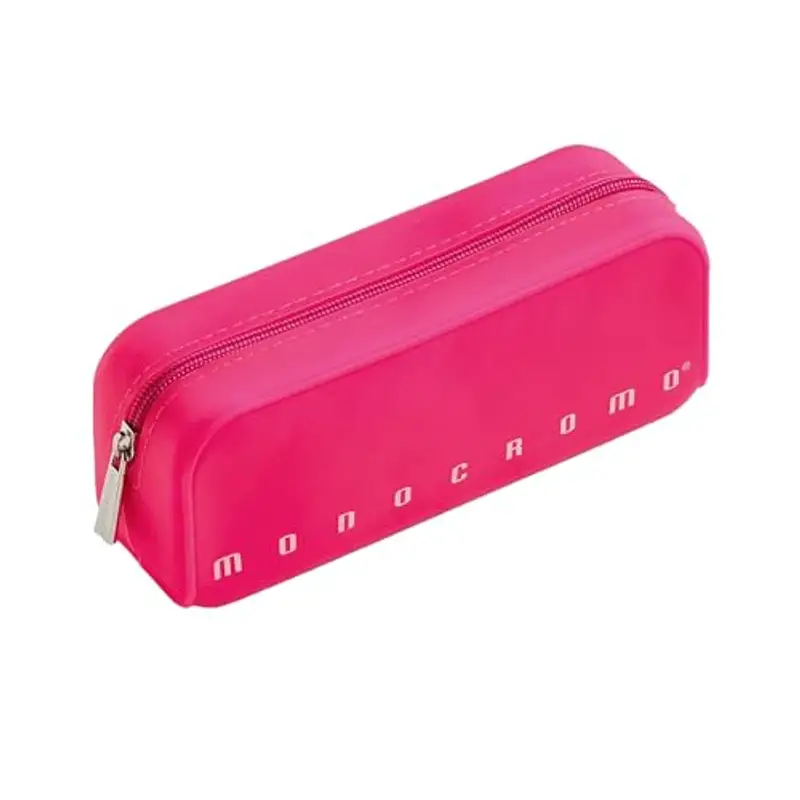 Pigna, Astuccio Bustina in morbido Silicone, Monocromo FLUO, Colore Fucsia, Confezionato singolarmente