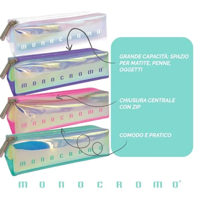 Pigna, Astuccio Bustina IRIDESCENT, 19, 5X5X5 cm., rosa trasparente, Confezionato singolarmente miniatura 3