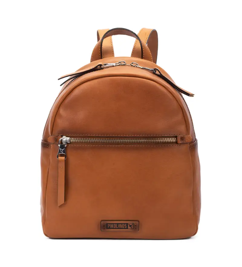 per donna WHA-777 Zaino in pelle marrone Durango a doppio scomparto (OSFA), Casual