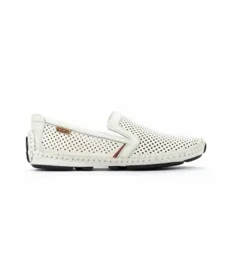 per uomo 09Z-3100 Mocassini Jerez in pelle bianca (40), Bianco, Nessuno, Casual