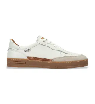 per uomo M1K-6383C1 Sneakers Xàtiva Off White in pelle con lacci (45), Bianco, Basso, Stringhe, Casual