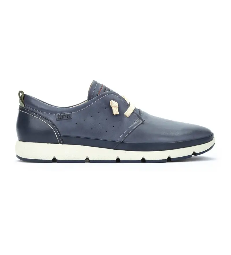 Pikolinos Sneakers uomo in pelle blu Fuencarral