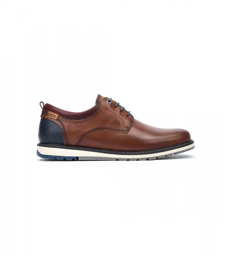 per uomo. M8J-4183 Scarpe in pelle Berna M8J-4183 in pelle (39), Marrone, Basso, Stringhe, Casual, Da sera, Classico