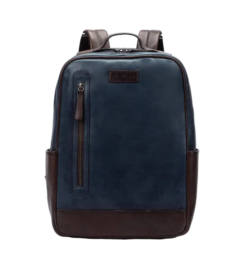 per uomo MHA-783C1 Zaino in pelle Belmonte blu scuro (OSFA), Casual, Navy