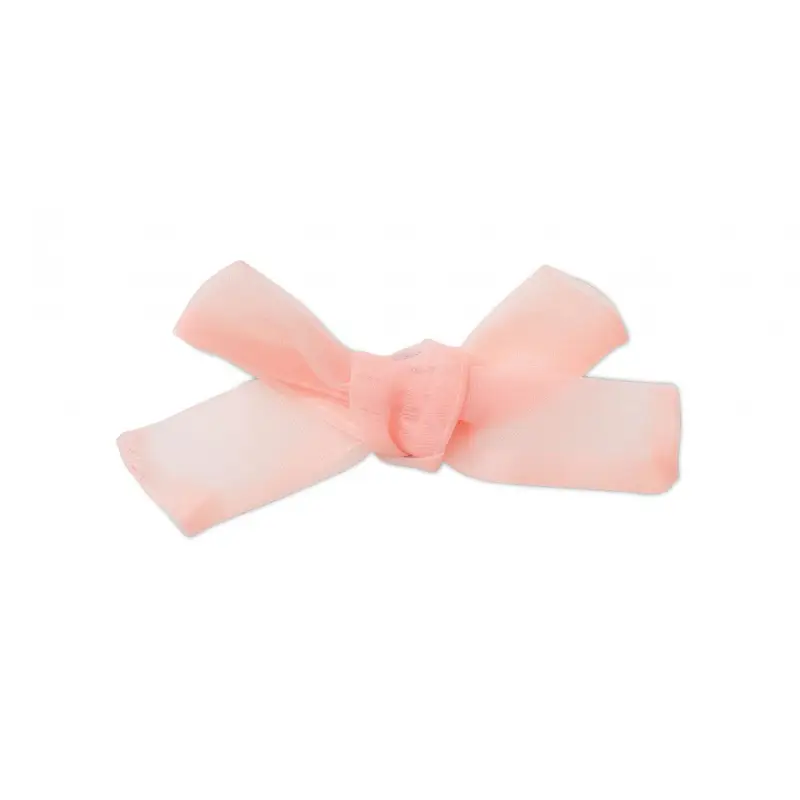 Pink sheer bow